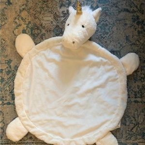 Pottery Barn Kids Unicorn Soft Playmat for tummy time or lounging